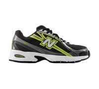 New Balance 740 Unisex Running Inspired (U74041R) (Black/Punch Yellow), Black, 6