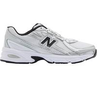 New Balance Unisex 740 in White/Grey/Black Synthetic, size 9.5