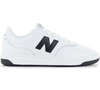 New Balance Unisex BB80 in White/Black Leather, size 9.5