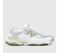 New Balance 9060 Trainers in White & Green UK 6 (EU 39½)