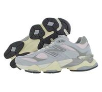 New Balance 9060 Unisex Sneakers, Grey/Pink, 10 Women/8.5 Men