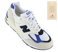 New Balance 990v2 Made in USA Men's Trainers Shoes M990WB2 White Blue Mesh NEW