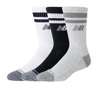 New Balance Active Lifestyle Striped Crew Socks Assorted