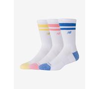 New Balance Active Lifestyle Striped Socks 3 Pairs White EU 35-37