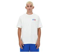 New Balance Men's NB Athletics Premium Logo Relaxed Tee Sea Salt