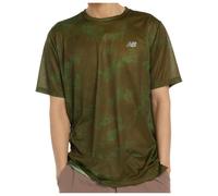 New Balance - Athletics Printed T-Shirt - Running shirt size M, olive