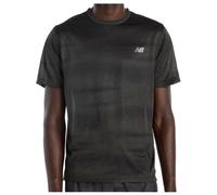 New Balance Athletics Printed Short Sleeve T-Shirt Slate Black - XL