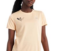 New Balance Athletics Valencia Marathon Short Sleeve Orange Women's T-Shirt, Size M