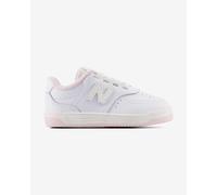 New Balance B80 Bungee Shoes Pure White Light Pink Kids - 22.5