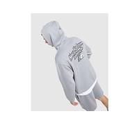 New Balance Back Graphic Script Hoodie - Grey - Mens M
