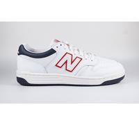 New Balance BB480 Trainers In White Navy Red Size UK 8 - New In Box