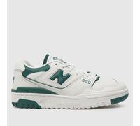 New Balance 550 Women's White/Green Trainers UK 3.5