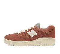 New Balance Men's 550 in Brown/Red Textile, size 7