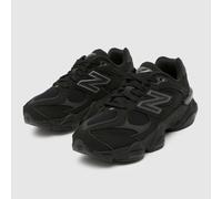 New Balance Black 9060 Boys Youth Trainers UK 3 (EU 35½)