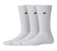 New Balance Black Patch Logo Crew 3 Pack - White - LAS2963-WT PLOGO 3P