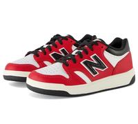 New Balance Boy's 480 V1 Lace-Up Trainers, Team Red/White, 5.5 Big Kid