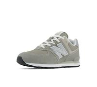 New Balance Kids' 574 Core in Grey/White Leather, size 3