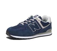 New Balance for woman/girl. GC574V1 Leather Sneakers 574 navy (38.5), Flat, Laces, Casual, children's fashion