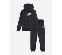 New Balance Boys Stacked Logo Tracksuit in Black - Black - 9 - 10 Yrs