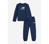 New Balance Boys Stacked Logo Tracksuit in Navy - Blue - 9 - 10 Yrs