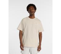 New Balance Circular Logo Short Sleeve T-Shirt Cream White - L
