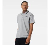 New Balance Classic Short Sleeve Polo Shirt, Men, Athletic Grey, M