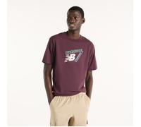 New Balance Classic Tri-Logo SS Tee M Red Men