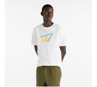 New Balance Classic Tri-Logo SS Tee S White Men