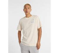 New Balance Cold Tub Short Sleeve T-Shirt Beige Blue - L