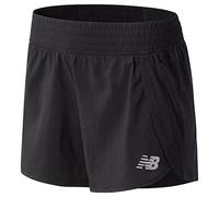 New Balance Core 3 Inch Short, Women, Black, L