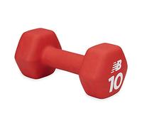 New Balance Dumbbells Hand Weights (Single) - Neoprene Exercise & Fitness Dumbbell for Home Gym Equipment Workouts Strength Training Free Weights for Women, Men (10 Pound), 10lb