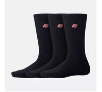 New Balance Athletics Cotton Socks Black Red (3 Pairs) - S