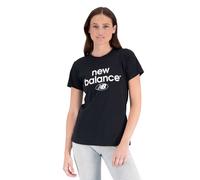 New Balance Essentials Reimagined Archive Cotton Athletic Fit Short Sleeve T-shirt Black S Women