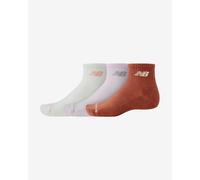 New Balance Everyday Ankle 3 white lilac tile socks (3 pairs) - L