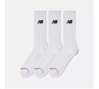 New Balance Everyday Crew Socks 3 Pure White Black (3 pairs) - L