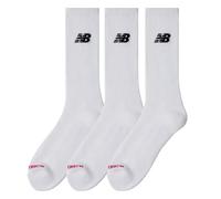 New Balance Everyday Crew Socks 3 Pack - White L L