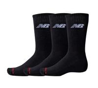 New Balance Everyday Crew Socks 3 Pure Black White (3 pairs) - S