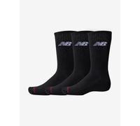 New Balance Everyday Crew Socks 3 Pure Black White (3 pairs) - XL