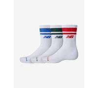 New Balance Everyday Stripe Socks white red blue (3 pairs) - M