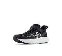 New Balance Fresh Foam 625 Bungee Lace with Top Strap Sneaker, Black/White, 1.5 UK Child