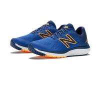 New Balance Fresh Foam 680v7 Running Shoes | UK 7.5 in Marine Blue/Night Sky/Hot Marigold