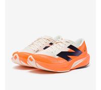 New Balance Men's FuelCell Rebel V4 Running Shoe, Hot Mango/Angora/Black, 7.5