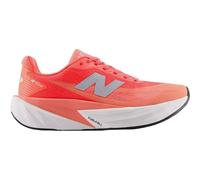 New Balance Women's FuelCell Rebel V5 Running Shoe, Urgent Red/White/Silver Metallic, 7.5 UK