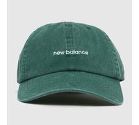 New Balance Green 6 Panel Linear Logo Cap OSFM