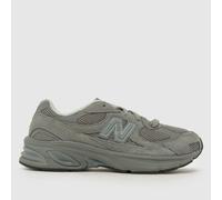 New Balance Grey 2010 Boys Youth Trainers UK 4 (EU 37)