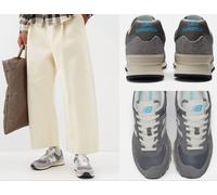 New Balance Heritage U574 Suede Mesh Trainers Luxury Sneakers Shoes 40.5