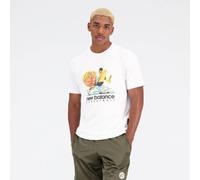 New Balance Hoops Cotton Jersey Short Wt M MT31589WT