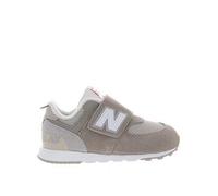 New Balance Infant 574 New-B Velcro Trainers - Green, Rain Cloud, Size 4 Younger Rain Cloud
