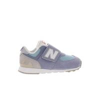 New Balance Infant 574 Velcro Trainers - Blue, Dusk Shower, Size 3 Younger Dusk Shower