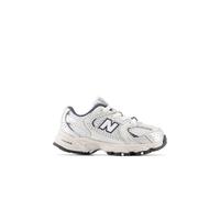 New Balance Infants 530 Bungee Lace in Grey/Blue/Beige Synthetic, size 7.5